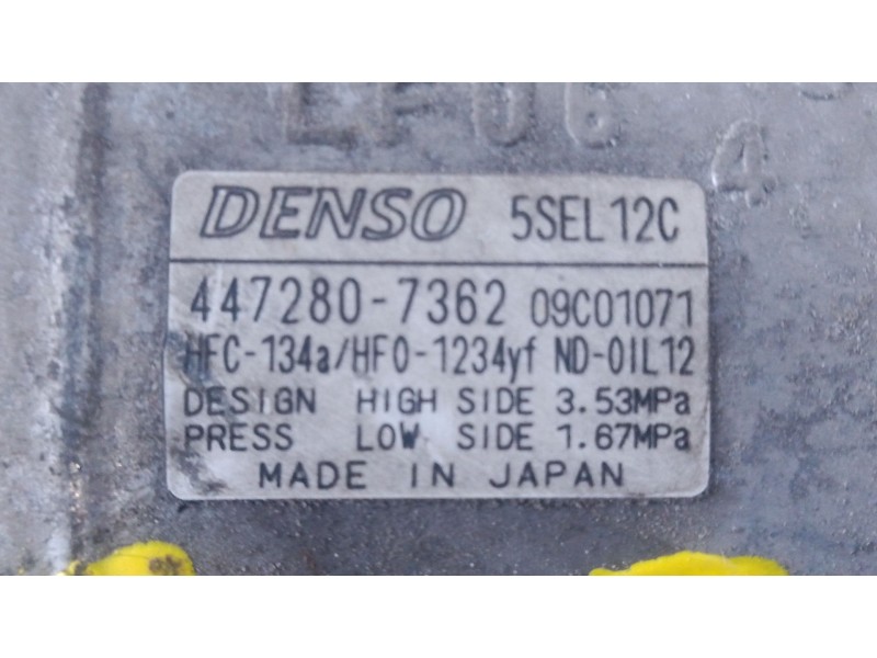 Recambio de compresor aire acondicionado para citroën c4 cactus 1.5 bluehdi 100 referencia OEM IAM   