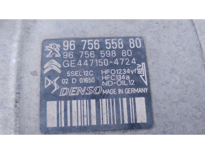 Recambio de compresor aire acondicionado para citroën c4 cactus 1.5 bluehdi 100 referencia OEM IAM   