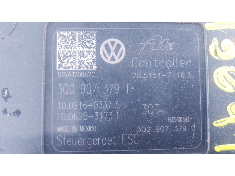 Recambio de abs para seat leon (5f1) 1.6 tdi referencia OEM IAM 3Q0614517T  