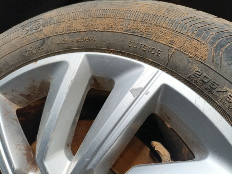 Recambio de llanta sin neumatico para volkswagen t-cross (c11, d31) 1.0 tsi referencia OEM IAM 16 PULGADAS  