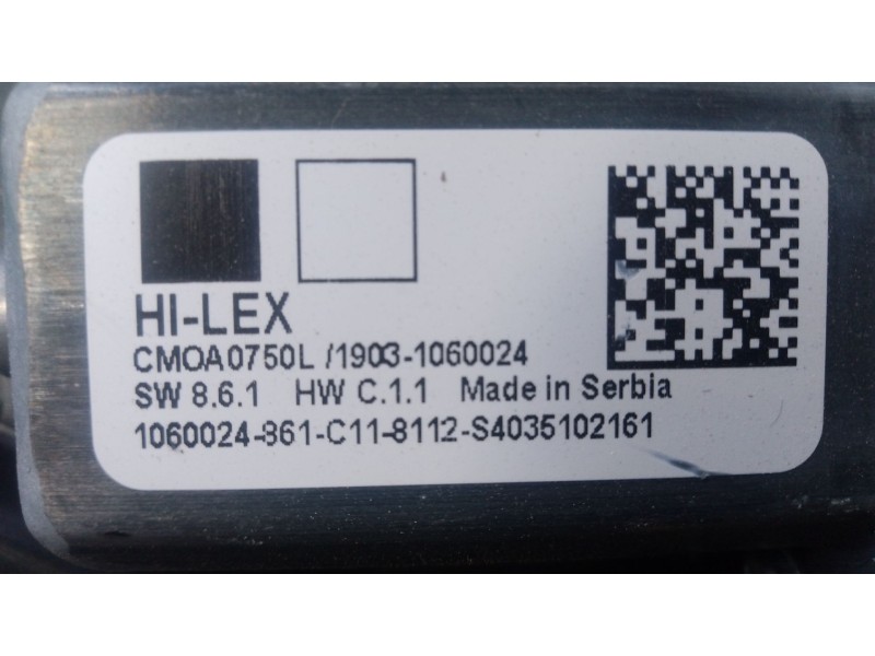 Recambio de elevalunas delantero izquierdo para bmw 1 (f40) 118 i referencia OEM IAM   