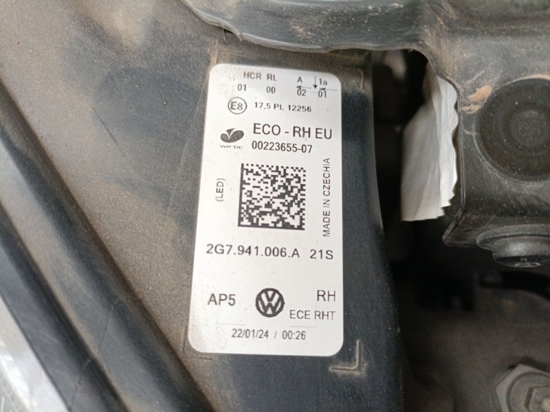 Recambio de faro derecho xenon para volkswagen taigo (cs1) 1.0 tsi referencia OEM IAM 2G7942006A  
