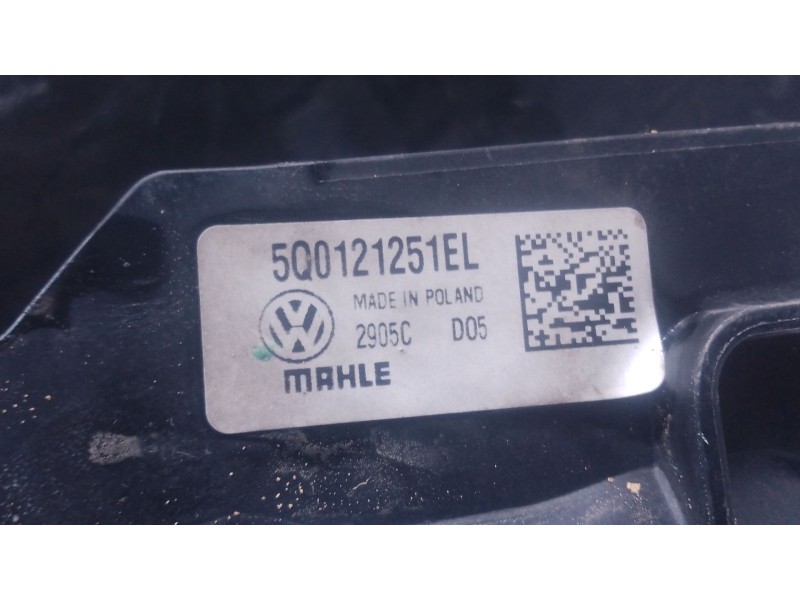 Recambio de radiador agua para seat leon (5f1) 1.6 tdi referencia OEM IAM   