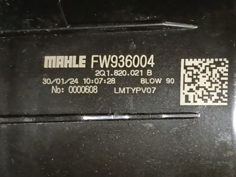 Recambio de ventilador calefaccion para volkswagen taigo (cs1) 1.0 tsi referencia OEM IAM 2Q1820021B  