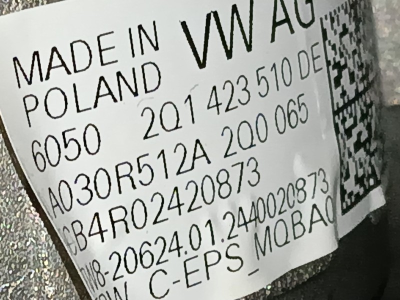 Recambio de columna direccion para volkswagen taigo (cs1) 1.0 tsi referencia OEM IAM   