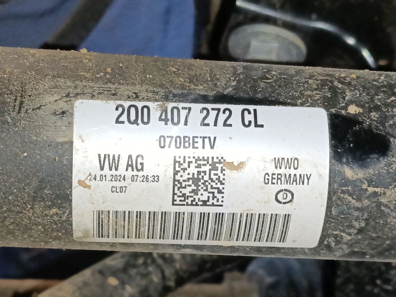 Recambio de transmision delantera derecha para volkswagen taigo (cs1) 1.0 tsi referencia OEM IAM 2Q0407272CL  