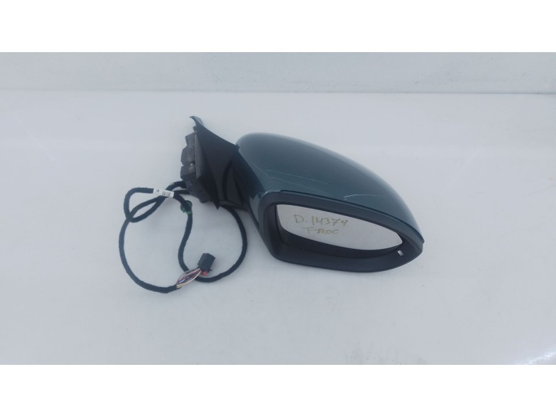 Recambio de retrovisor derecho electrico para volkswagen t-roc (a11, d11) 1.5 tsi referencia OEM IAM   