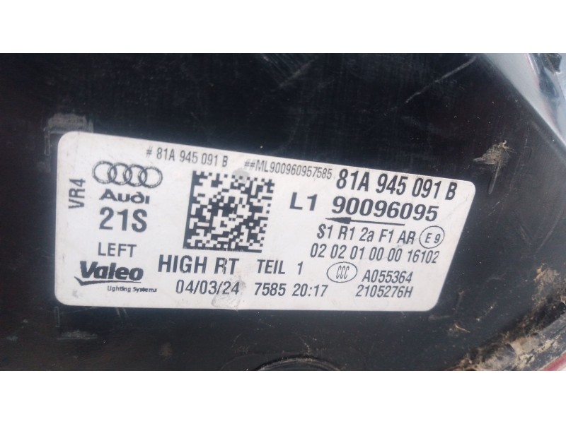 Recambio de piloto trasero izquierdo para audi q2 (gab, gag) 30 tdi referencia OEM IAM   
