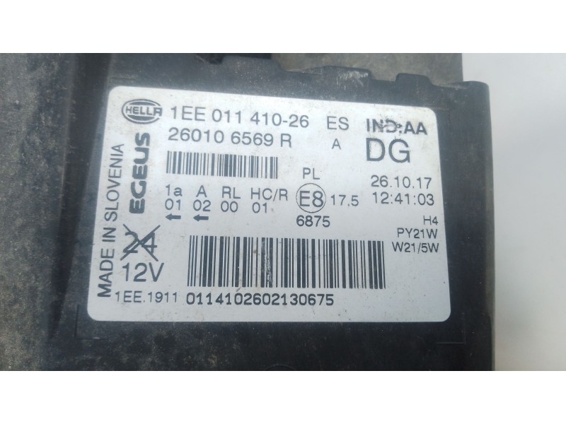 Recambio de faro derecho para fiat talento autobús (296_) 1.6 d referencia OEM IAM   