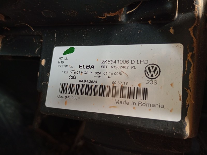 Recambio de faro derecho para volkswagen caddy v furgoneta/monovolumen (sba, sbh) 2.0 tdi bmt referencia OEM IAM   