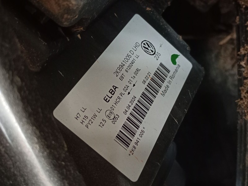 Recambio de faro izquierdo para volkswagen caddy v furgoneta/monovolumen (sba, sbh) 2.0 tdi bmt referencia OEM IAM   