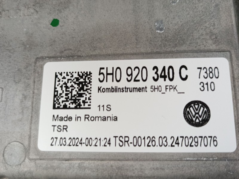 Recambio de cuadro instrumentos para volkswagen caddy v furgoneta/monovolumen (sba, sbh) 2.0 tdi bmt referencia OEM IAM 5H092034