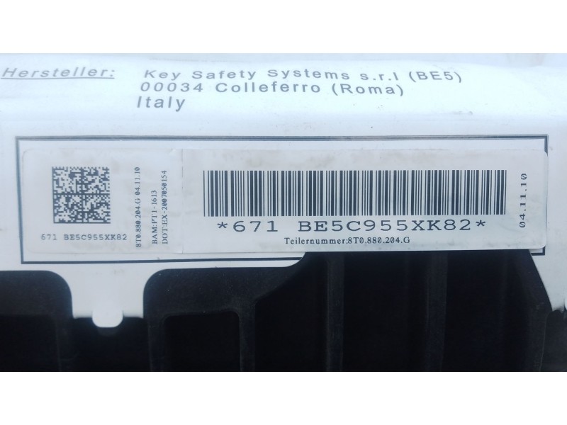 Recambio de airbag delantero derecho para audi a5 coupe (8t) 3.0 tdi quattro referencia OEM IAM   