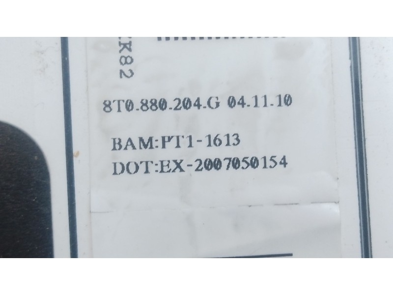 Recambio de airbag delantero derecho para audi a5 coupe (8t) 3.0 tdi quattro referencia OEM IAM   