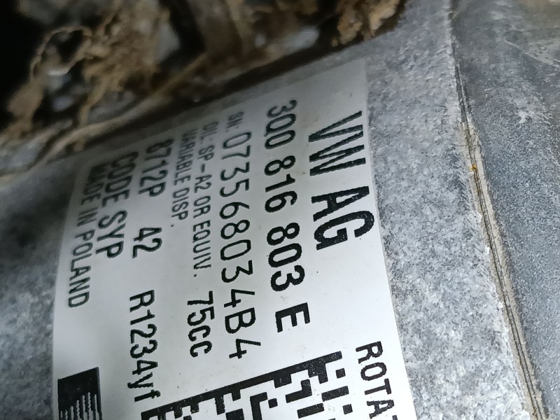 Recambio de compresor aire acondicionado para volkswagen caddy v furgoneta/monovolumen (sba, sbh) 2.0 tdi bmt referencia OEM IAM