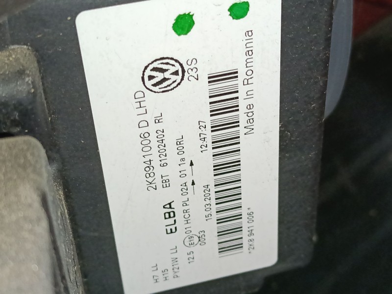 Recambio de faro derecho para volkswagen caddy v furgoneta/monovolumen (sba, sbh) 2.0 tdi bmt referencia OEM IAM   