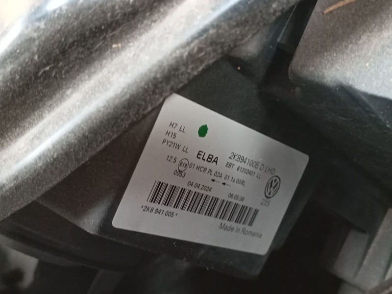Recambio de faro izquierdo para volkswagen caddy v furgoneta/monovolumen (sba, sbh) 2.0 tdi bmt referencia OEM IAM 2K8941005D  