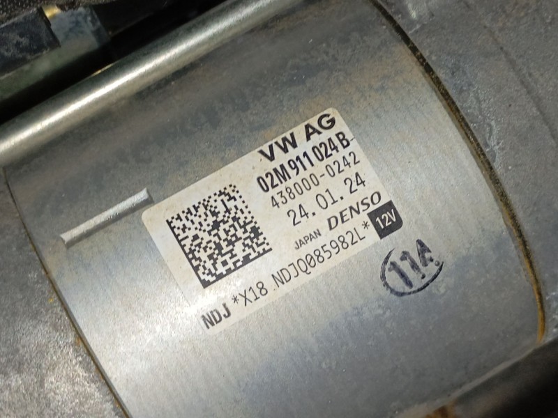 Recambio de motor arranque para volkswagen caddy v furgoneta/monovolumen (sba, sbh) 2.0 tdi bmt referencia OEM IAM 02M911024B  