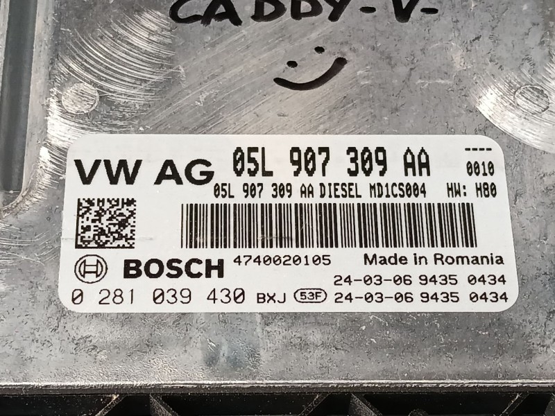 Recambio de centralita motor uce para volkswagen caddy v furgoneta/monovolumen (sba, sbh) 2.0 tdi bmt referencia OEM IAM 05L9073