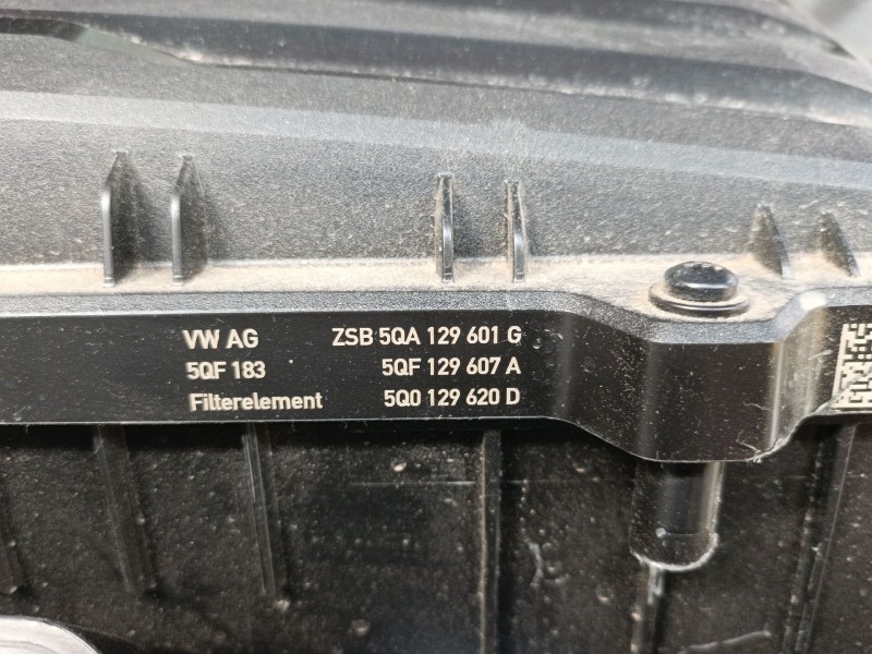 Recambio de filtro aire para volkswagen caddy v furgoneta/monovolumen (sba, sbh) 2.0 tdi bmt referencia OEM IAM 5QA129601G  