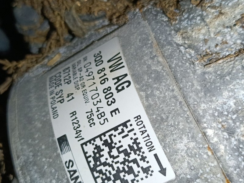 Recambio de compresor aire acondicionado para volkswagen caddy v furgoneta/monovolumen (sba, sbh) 2.0 tdi bmt referencia OEM IAM