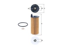 Recambio de filtro aceite para bmw 1 (e81) 116 d referencia OEM IAM A211029 757522359245 4057635006590 T1-2-B NUEVO