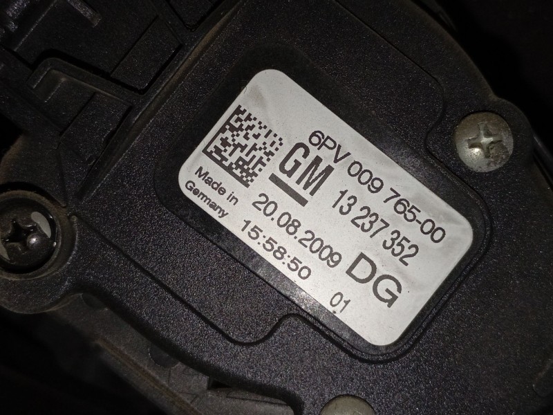 Recambio de pedal acelerador para opel insignia a (g09) 2.0 cdti (68) referencia OEM IAM   