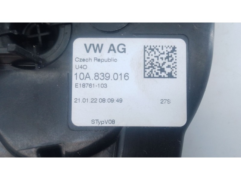 Recambio de cerradura puerta trasera derecha para skoda fabia iv (pj3) 1.0 tsi referencia OEM IAM   