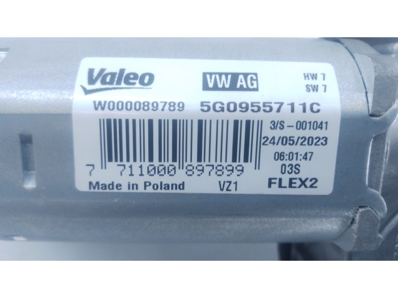 Recambio de motor limpia trasero para volkswagen touareg r-line 4 motion referencia OEM IAM 5G0955711C  