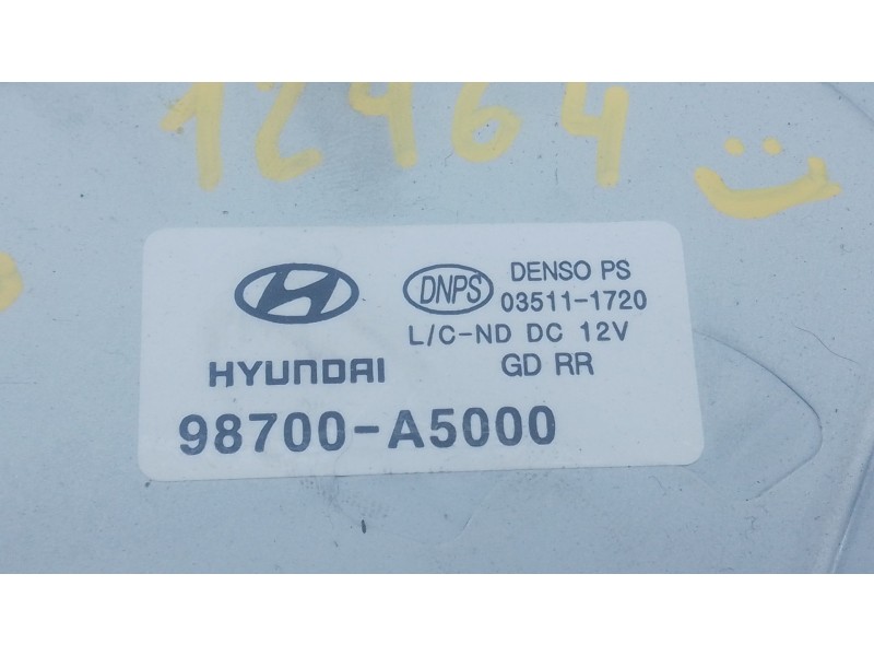 Recambio de motor limpia trasero para hyundai i30 (gd) 1.6 crdi referencia OEM IAM 98700A5000 035111720 
