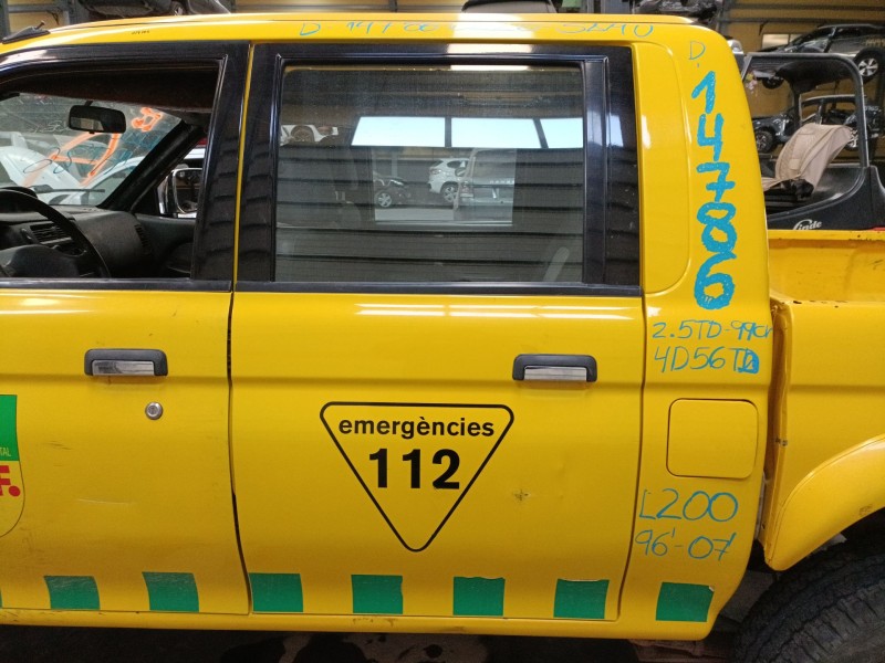 Recambio de puerta trasera izquierda para mitsubishi l200 (k7_t, k6_t, k5_t) 2.5 td 4wd (k74t) referencia OEM IAM   