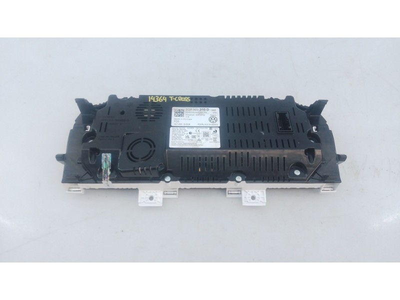 Recambio de cuadro instrumentos para volkswagen t-cross (c11, d31) 1.0 tsi referencia OEM IAM 2GP920310D  
