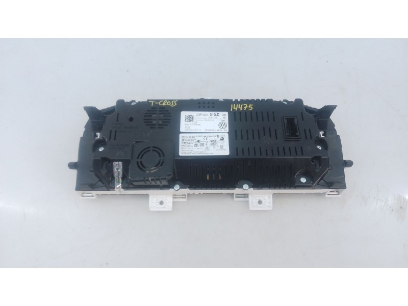 Recambio de cuadro instrumentos para volkswagen t-cross (c11, d31) 1.0 tsi referencia OEM IAM 2GP920310D  