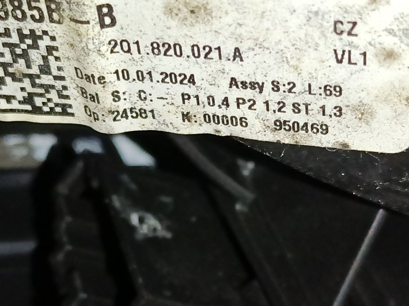 Recambio de ventilador calefaccion para skoda scala (nw1) 1.0 tsi referencia OEM IAM 2Q1820021A  