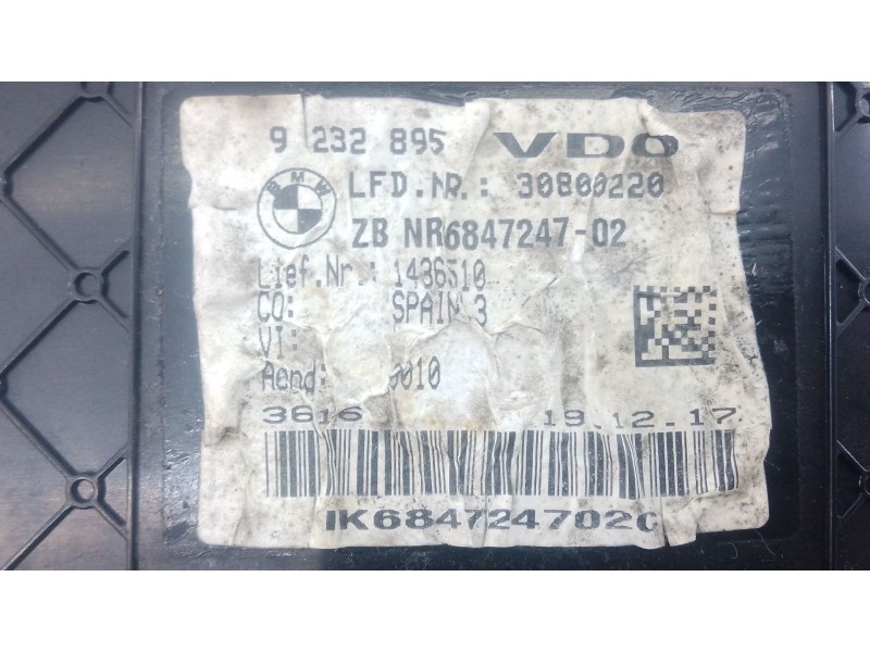 Recambio de cuadro instrumentos para bmw 3 gran turismo (f34) 320 d referencia OEM IAM   