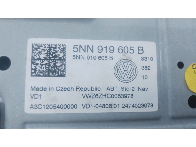 Recambio de sistema navegacion gps para volkswagen t-cross (c11, d31) 1.0 tsi referencia OEM IAM 5NN919605B  