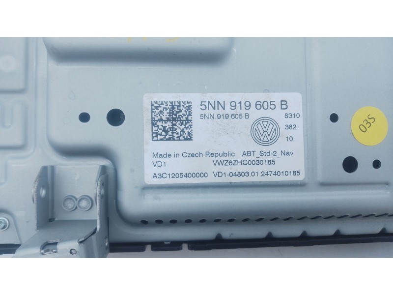 Recambio de sistema navegacion gps para volkswagen t-cross (c11, d31) 1.0 tsi referencia OEM IAM   