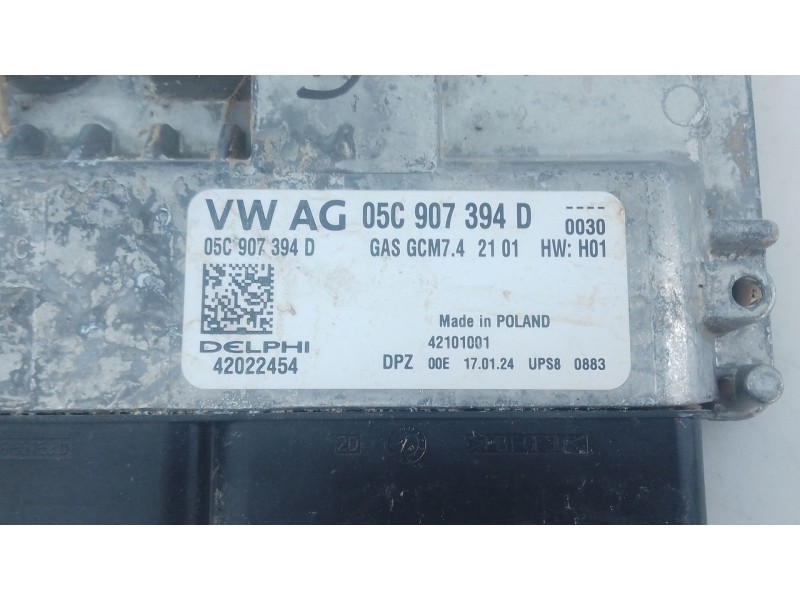 Recambio de centralita motor uce para volkswagen taigo (cs1) 1.0 tsi referencia OEM IAM 05C907394D 42022454 