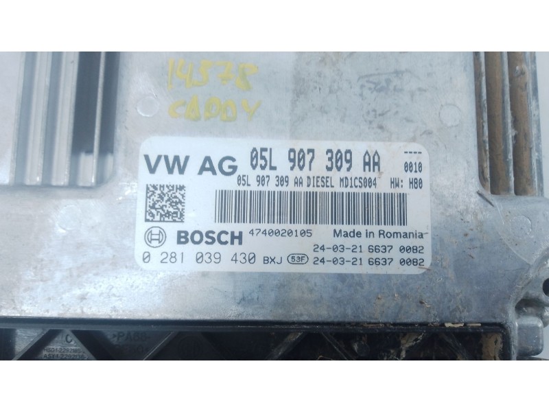 Recambio de centralita motor uce para volkswagen caddy v furgoneta/monovolumen (sba, sbh) 2.0 tdi bmt referencia OEM IAM 05L9073