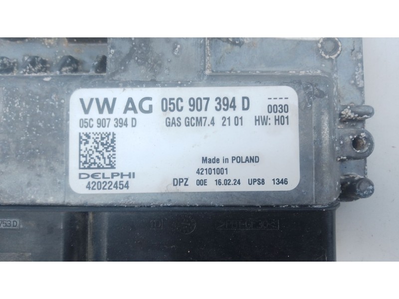 Recambio de centralita motor uce para volkswagen t-roc (a11, d11) 1.0 tsi referencia OEM IAM 05C907394D 42022454 