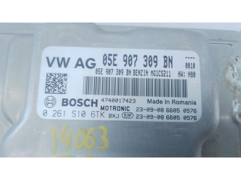 Recambio de centralita motor uce para volkswagen t-roc (a11, d11) 1.5 tsi referencia OEM IAM 05E907309BN 0261S106TK 