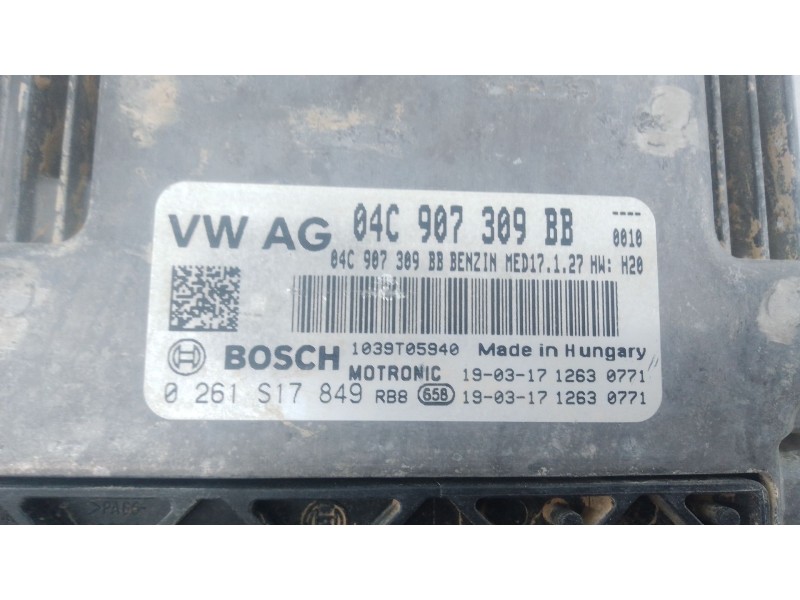 Recambio de centralita motor uce para volkswagen t-cross (c11, d31) 1.0 tsi referencia OEM IAM 04C907309BB 0261S17849 