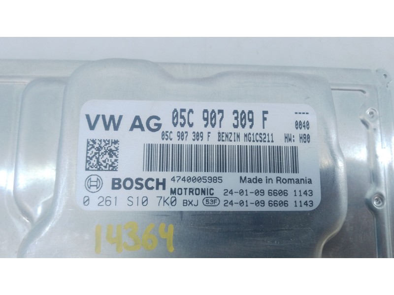 Recambio de centralita motor uce para volkswagen t-cross (c11, d31) 1.0 tsi referencia OEM IAM 05C907309F 0261S107K0 
