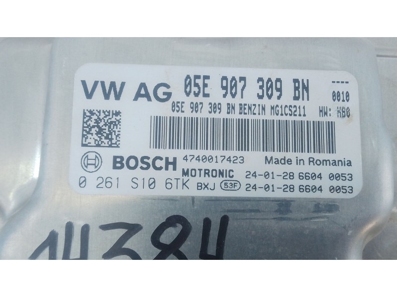 Recambio de centralita motor uce para audi q2 (gab, gag) 35 tfsi referencia OEM IAM 05E907308BN 0261S106TK 