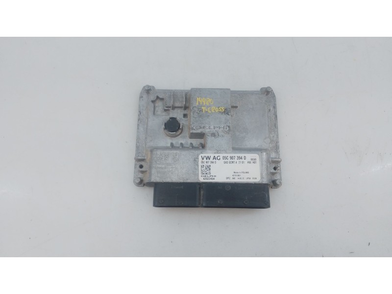 Recambio de centralita motor uce para volkswagen t-cross (c11, d31) 1.0 tsi referencia OEM IAM 05C907394D 42022454 