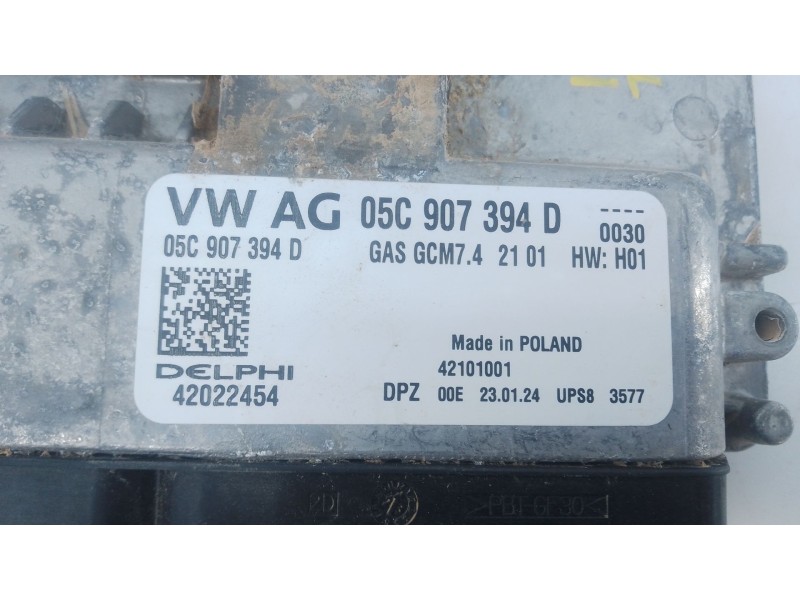 Recambio de centralita motor uce para volkswagen taigo (cs1) 1.0 tsi referencia OEM IAM 05C907394D  
