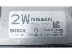 Recambio de centralita motor uce para nissan qashqai i (j10, nj10) 2.0 dci a las 4 ruedas referencia OEM IAM 23710JD78B 02810138 2