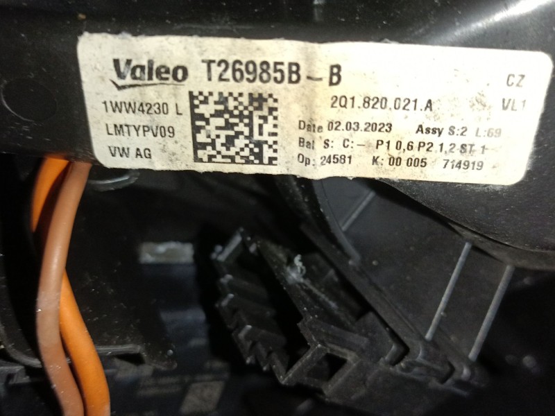 Recambio de ventilador calefaccion para skoda scala (nw1) 1.0 tsi referencia OEM IAM 2Q1820021A  