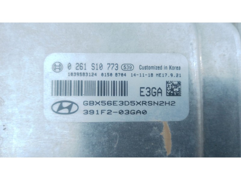 Recambio de centralita motor uce para hyundai i20 ii (gb, ib) 1.2 referencia OEM IAM 391F203GA0 0261S10773 