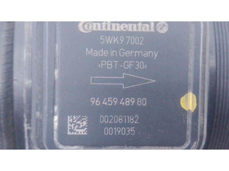 Recambio de caudalimetro para fiat scudo autobús (270_, 272_) 2.0 d multijet referencia OEM IAM 9645948980 5WK97002 